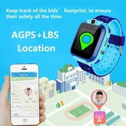 POINTERTECK Kids Smartwatch Waterproof AGPS Tracker Anti-Lost Smart Watch Phone for Children 3-12 Girls Boys SOS Call Remote Camera Two Way Call Touch Screen Games Christmas Birthday