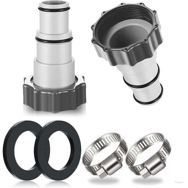2pcs Pool Hose Adapter, Pool Adapter, Intex Pool Adapter, Pool Hose Adapter, Pump Hose Adapter, Pool Hose Connector 32 And 38 Mm