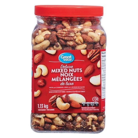 Great Value Deluxe Mixed Nuts, 1.13 kg