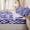 Lilac Sky, variant on Erosebridal Vibrant Dual Green Checkerboard Zipper Twin Comforter Sets with Fitted Sheet and 2 Pillowcases,Light Sage Square Secondary Tile Zipper Bedding Set,Emerald Cream,4-Piece,Reversible