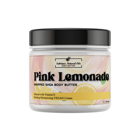 Sabrinas Natural Oils Lemon Long-Lasting Hydrating Vitamin E Body Butter, 12 Ounce