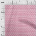 thumbnail image 2 of oneOone Polyester Spandex Light Pink Fabric Chevron Dress Material Fabric Print Fabric By The Yard 56 Inch Wide, 2 of 4