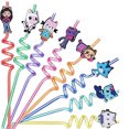 thumbnail image 5 of Gabbys-Suministros de fiesta de cumpleaños de gatos para casa de muñecas, recuerdo de fiesta, brazalete, globo 3D, plato de taza para niños y niñas, decoración para Baby Shower, regalo（19Pcs Number5, 5 of 5