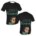 thumbnail image 5 of The Boondocks Men's Short-Sleeve T-Shirt Summer Casual Tee Top Breathable Crewneck T-Shirt Small, 5 of 7