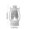 thumbnail image 3 of LED Vintage Lantern Night Light Electronic Candle Lamp Flickering Flameless Light Portable Hanging Lantern for Halloween Christmas Wedding Party Tabletop Home Decor Ambient Lighting Display, 3 of 7