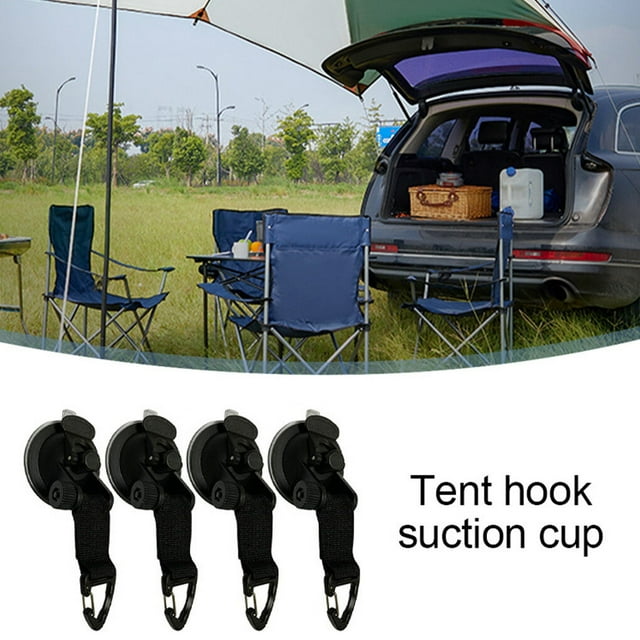 Universal Car SUV Windshield Suction Cup Hook Handbag Flashlight Universal Car Windshield Portable Window Sucker Hanger with Snap Hooks Round