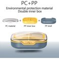 thumbnail image 4 of Pocket Pill Containers, Pill Case, Portable Pill Case, Pill Case for Purse, Cute Pill Organizer, Pill Container for Purse, Small Pill Organizer, Pill Box Small, Travel Pill Box(Blue), 4 of 7