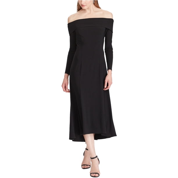 Vestido alto y bajo American Rag para mujer Negro 18