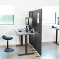 thumbnail image 3 of VIVO Dark Gray 72 x 66 inch Privacy Panel Office Partition, Cubicle Room Divider, 3 of 8