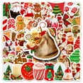 thumbnail image 4 of Christmas Stickers Self-Adhesive Christmas Tree Santa Reindeer Labels for Xmas DIY Gifts Craft Christmas Decorations Party Supplies Gift Box Tags 50PCS, 4 of 9