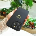 thumbnail image 2 of Compatible for iPhone 14 Pro Max Case Luxury Gold Heart Pattern, Side Cute Plated Heart Pattern Case for Women Girls Soft TPU Shockproof Camera Protective Back Cover Case - Black, 2 of 10