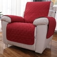 thumbnail image 6 of With Elastic Straps Recliner chair covers Recliner cover Waterproof Washable Slipcover 23in Chair protectors covers Large recliner covers for wide recliner, 6 of 9