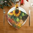 thumbnail image 2 of Qxltty Sunflower Bouquet Napkins 20×20in Perfect for Parties Dinners Weddings Cocktail Housewarming Cloth Napkins Set of 1, 2 of 8