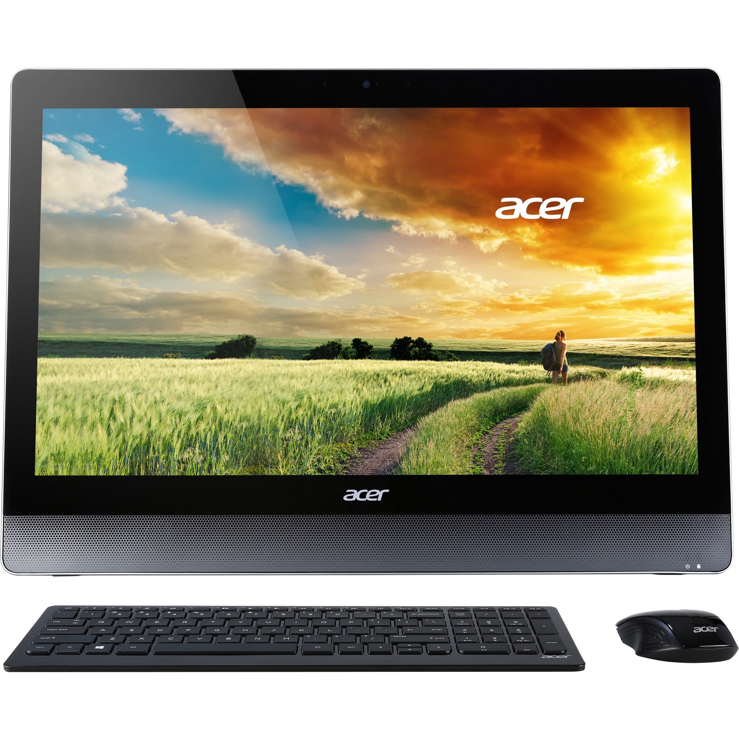 Acer Aspire 23 Full Hd Touchscreen All In One Computer Intel Core I5 I5 40m 8gb Ram 1tb Hd Dvd Writer Windows 8 1 Au5 6 Ub10 Walmart Com Walmart Com