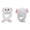 thumbnail image 3 of Bunny Hat Rabbit hat Ear Moving Plush Animal Hats Rabbit Cap with Moving Ears, 3 of 7