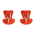 thumbnail image 1 of Asiento de Seguridad para Muñeca Likrtyny Coche Muñeca Labubu Kawaii Adorno Dibujos Animados naranja, 1 of 4