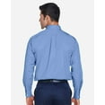 thumbnail image 3 of Devon & Jones D630 Men's Crown Collection Oxford Woven Dress Shirt-Light Blue-3XL, 3 of 5