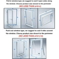 thumbnail image 3 of 400 cm Universal Window Seal for Portable Air Conditioner and Tumble Dryer – Works with Every Mobile Air-Conditioning Unit, Easy to Install - Air Exchange Guards with Zip and Adhesive Fastener, 3 of 7