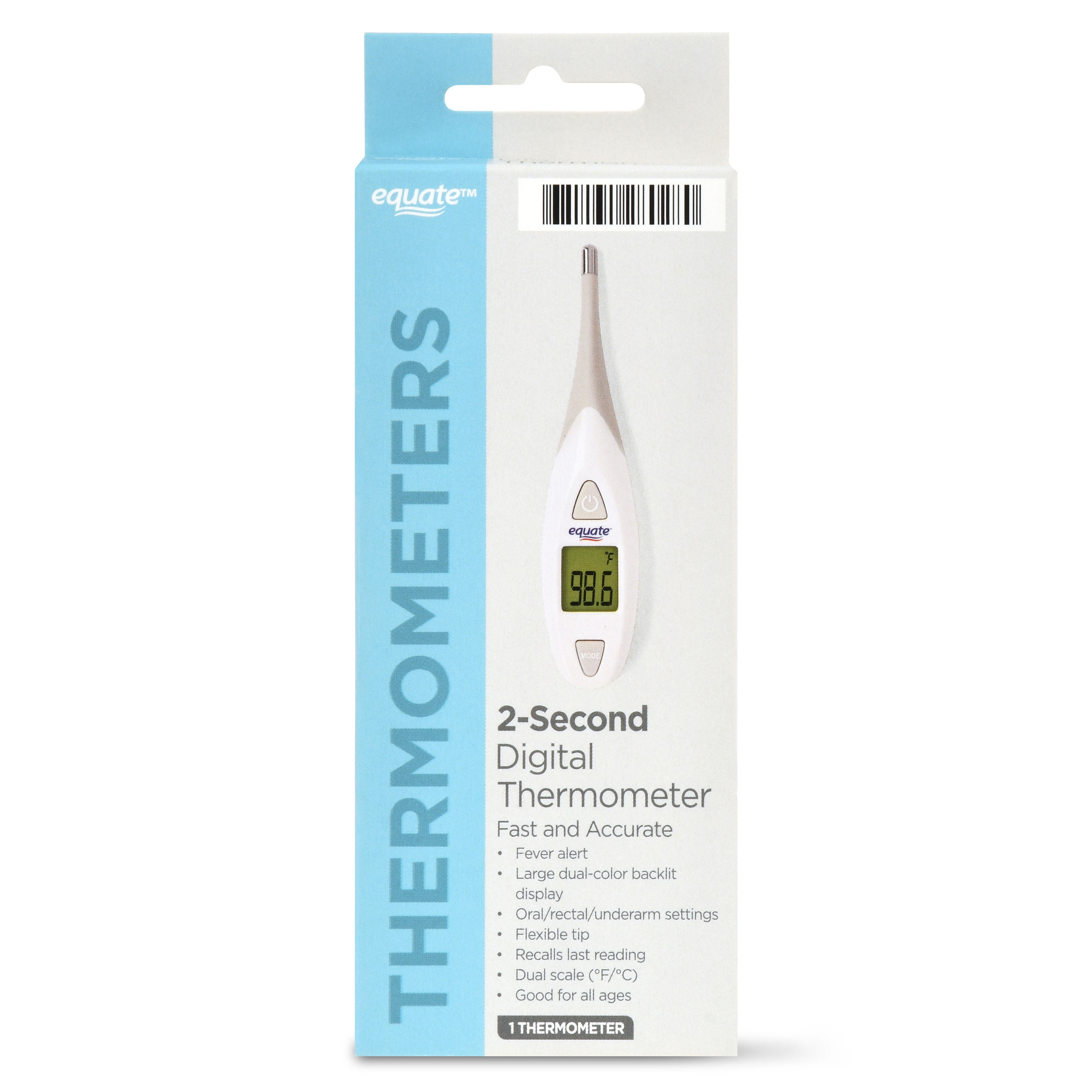 Equate 2Second Digital Thermometer