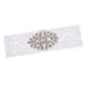 thumbnail image 5 of Boda nupcial de encaje perlas de liga Perlas rhinestone flor apliques de liga Sunnimix Liga nupcial de la boda, 5 of 7