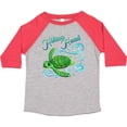 thumbnail image 3 of Inktastic Hilton Head Cute Sea Turtle with Waves and Bubbles Boys or Girls Toddler T-Shirt, 3 of 5