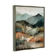 thumbnail image 4 of Stupell Industries Mountains Mood Abstract Landscape Painting Gray Floater Framed Canvas Art Print Wall Art, 25 x 31, 4 of 10
