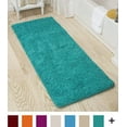 thumbnail image 2 of Lavish Home Memory Foam Shag Bath Mat - 24 x 60 in., 2 of 2