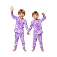 thumbnail image 6 of Family Halloween Pajama Set Long Sleeve Crew Neck, Soft Halloween Family Pajamas with Crystal Ball Skull Print, Cool Matching Halloween Pajamas Sleepwear, 6 of 6