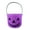 Purple, variant on Shoreew Halloween Candy Bucket Pumpkin Skull Bucket Trick or Treat Bucket with Handle for Kids Halloween Party Decoration