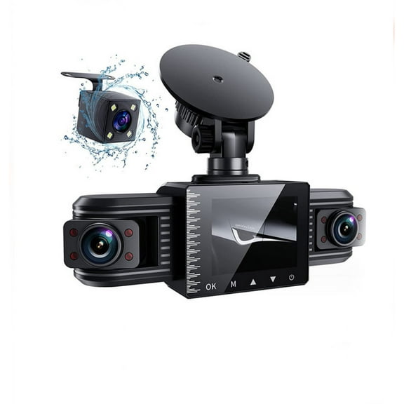 F30 HD Dual Lens Car Camera Vehicle DVR Dash Cam Video Recorder