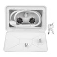 thumbnail image 1 of Boîte de Douche Extérieure RV Connexion Rapide Pulvérisateur & Robinet Tuyau pour Accessoires de Bateau Véhicule Récréatif, 1pcs Douche Extérieure RV, Blanc, 1 of 5