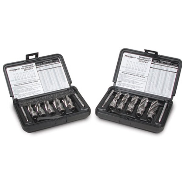 HOUGEN 12002 Annular Cutter Kit, 12, 000 Series, 8pcs
