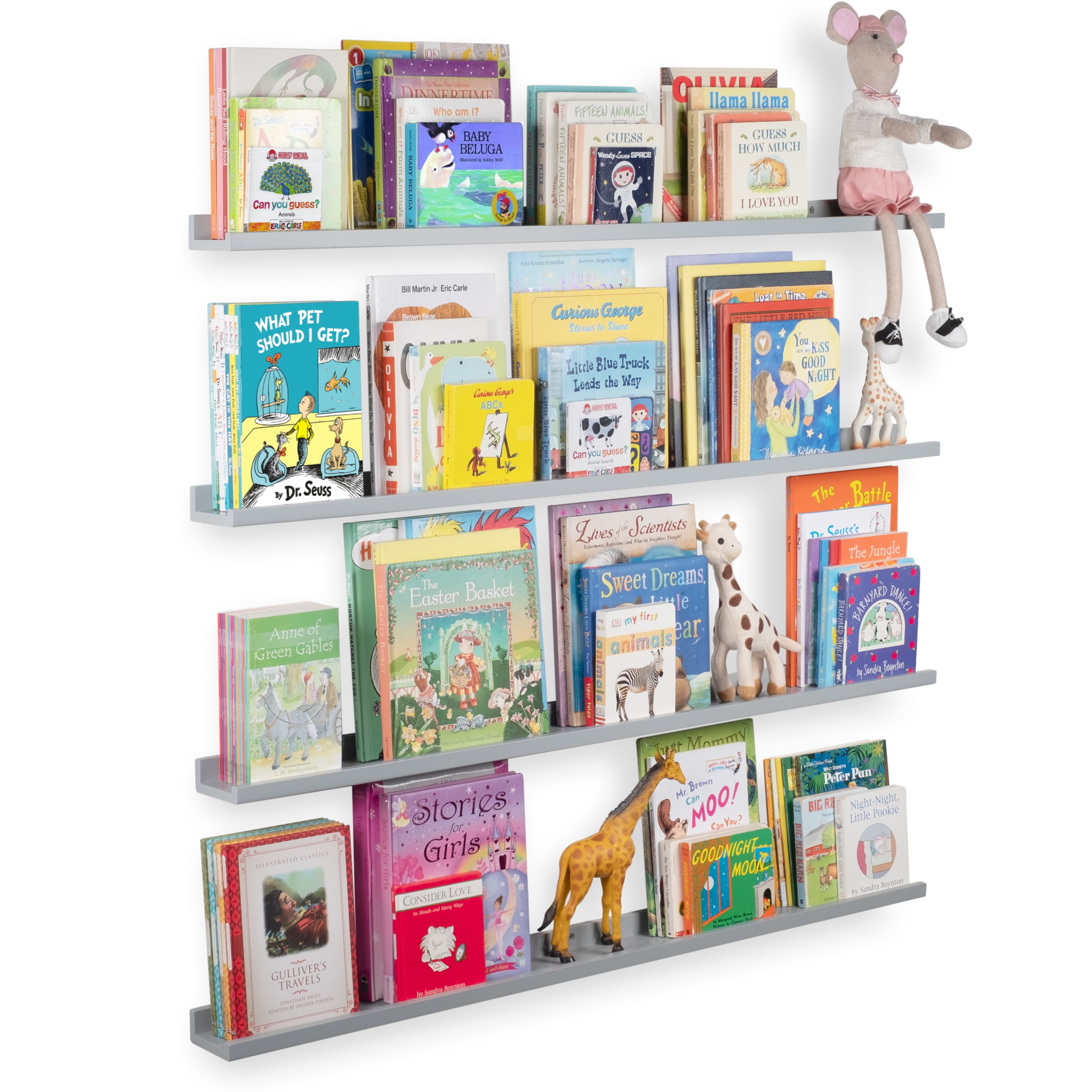 Wallniture Denver 46" Wall Shelf of Kids' Room and Nursery, Floating