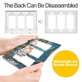 thumbnail image 4 of Yayeee Rocker Switch Wall Plate 1-Gang 4.6"x2.9" Home Decorative Outlet Cover, Yellow Tree, 4 of 6