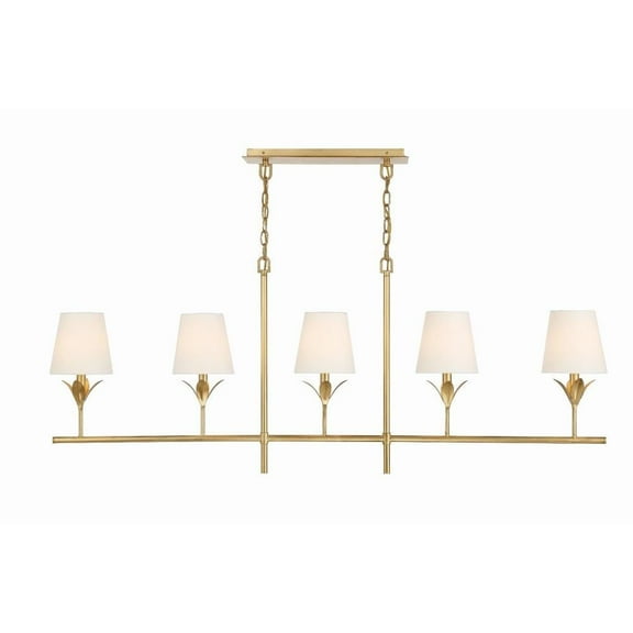 5 Light Chandelier in Modern Style-21 inches Tall and 53.5 inches Wide Bailey Street Home 49-Bel-4955620