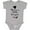 AC-Heather Grey, variant on Halloween Mama's Little Vampire Boys or Girls Baby Bodysuit