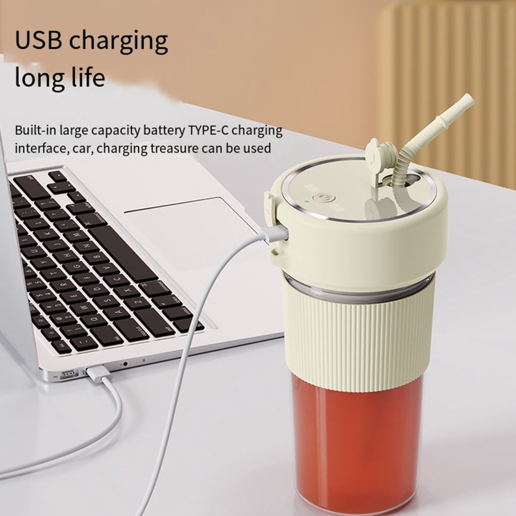 WINDLAND Portable Fruit Juicer Fruit Mixer Electric Shake Cup Cute Blender for Travel