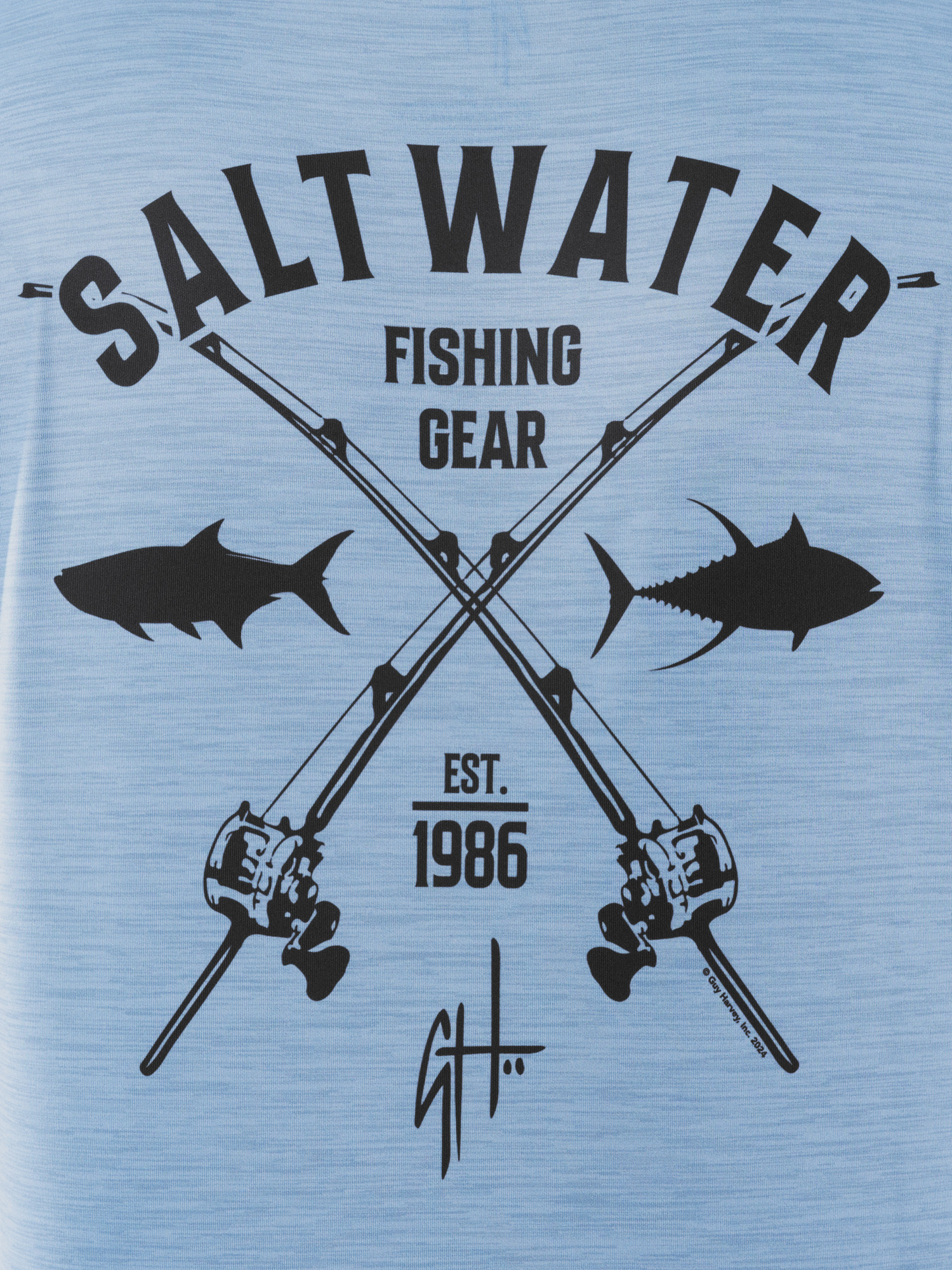 GH BY GUY HARVEY Men's Performance Long Sleeve Fishing Shirt, Sizes:S-3XL