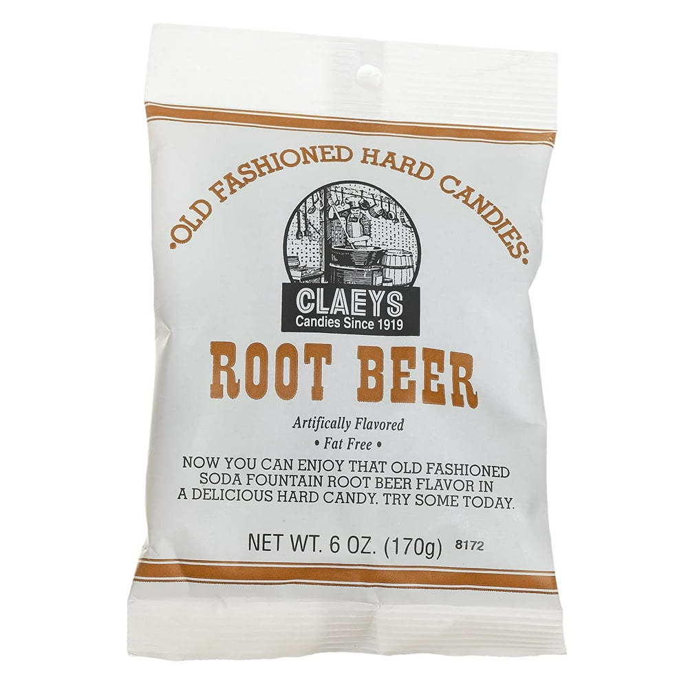 Claeys, Old Fashioned Hard Candy Root Beer, 6 oz