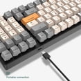 thumbnail image 2 of Teclado RGB Gamer 9 efectos de iluminación teclado Hotswap teclado con cable para PC de escritorio, 2 of 6