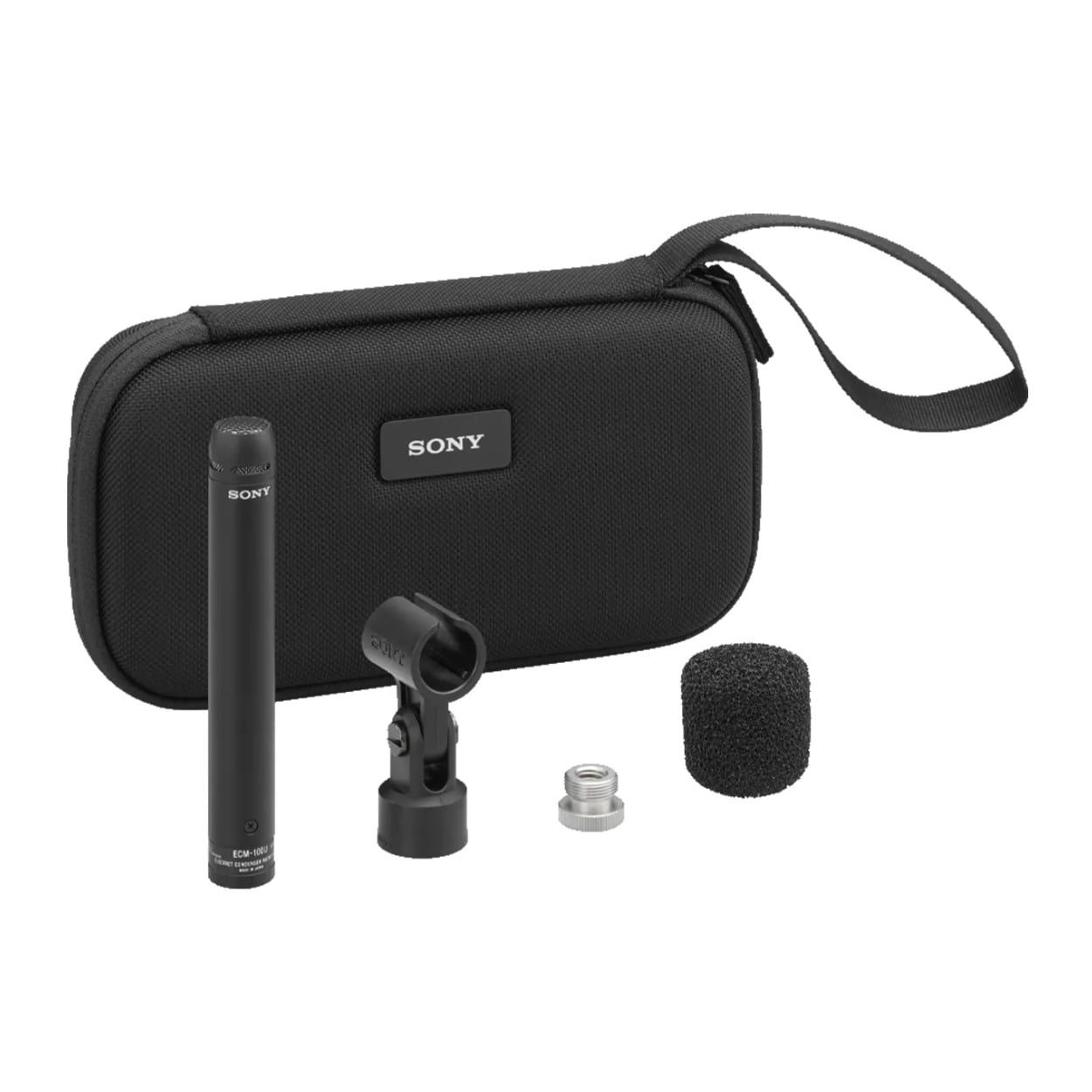 Sony ECM-100U Uni-Directional Electret Condenser Microphone - High-Resolution Audio Compatible and with Noise Elimination Feature