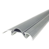 M-D Building Products 08748 3 in. x 3/4 in. x 36 in. Silver Aluminum and Vinyl Economy Low-Profile Threshold