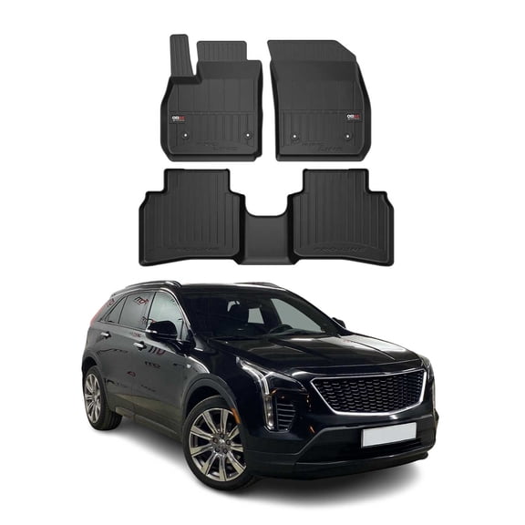 OMAC Premium Floor Mats for Cadillac XT4 2019-2025 Heavy Duty All-Weather 3x