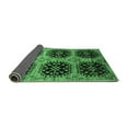 thumbnail image 2 of Ahgly Company Indoor Round Oriental Emerald Green Industrial Area Rugs, 6' Round, 2 of 4