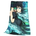 thumbnail image 2 of Demon Slayer Muichiro Tokito Kids Adults Ultra-Soft Micro Fleece Blanket Throw All Season Fuzzy Lightweight Throw Blankets For Office Company Home Couch Bed Sofa 60"X50", 2 of 7