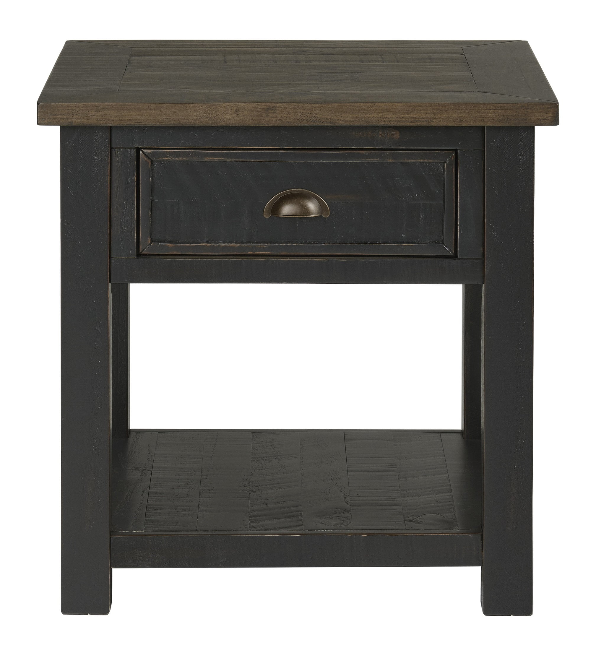 Martin Svensson Home Monterey End Table, Black and Brown