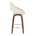 thumbnail image 4 of Fabrico Mid-Century Modern Counter Stool by LumiSource, 4 of 9