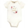 thumbnail image 2 of Hudson Baby Infant Girl Cotton Bodysuits 3pk, Lovely Fox, 6-9 Months, 2 of 4