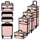 thumbnail image 2 of Byootique 3-Piece Makeup Train Cases Cosmetic Organizer Kit Wheel Artist CB Dusk, 2 of 9