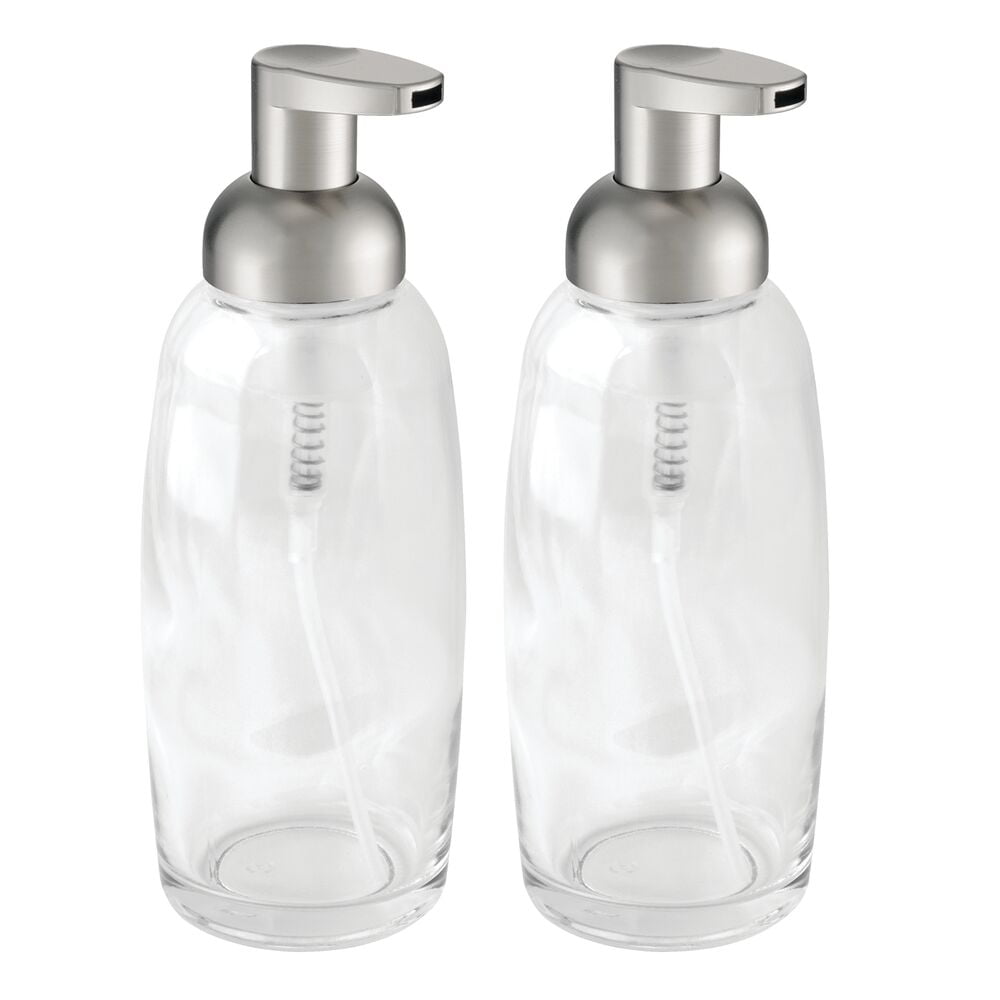 Refillable Foaming Dispenser Pump Bottle Bathroom Kitchen Sink Countertops 